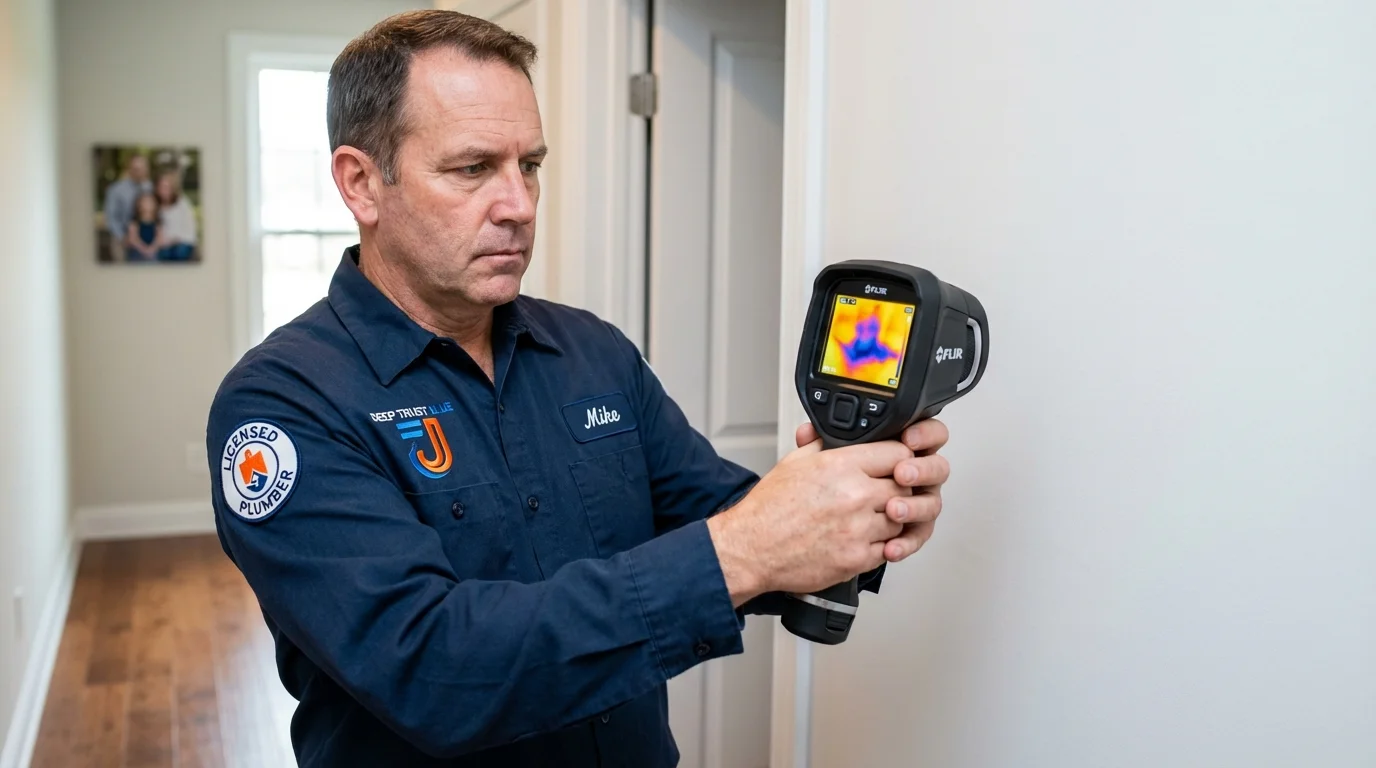 Thermal imaging leak detection by Johns Plumbing LLC in Sarasota